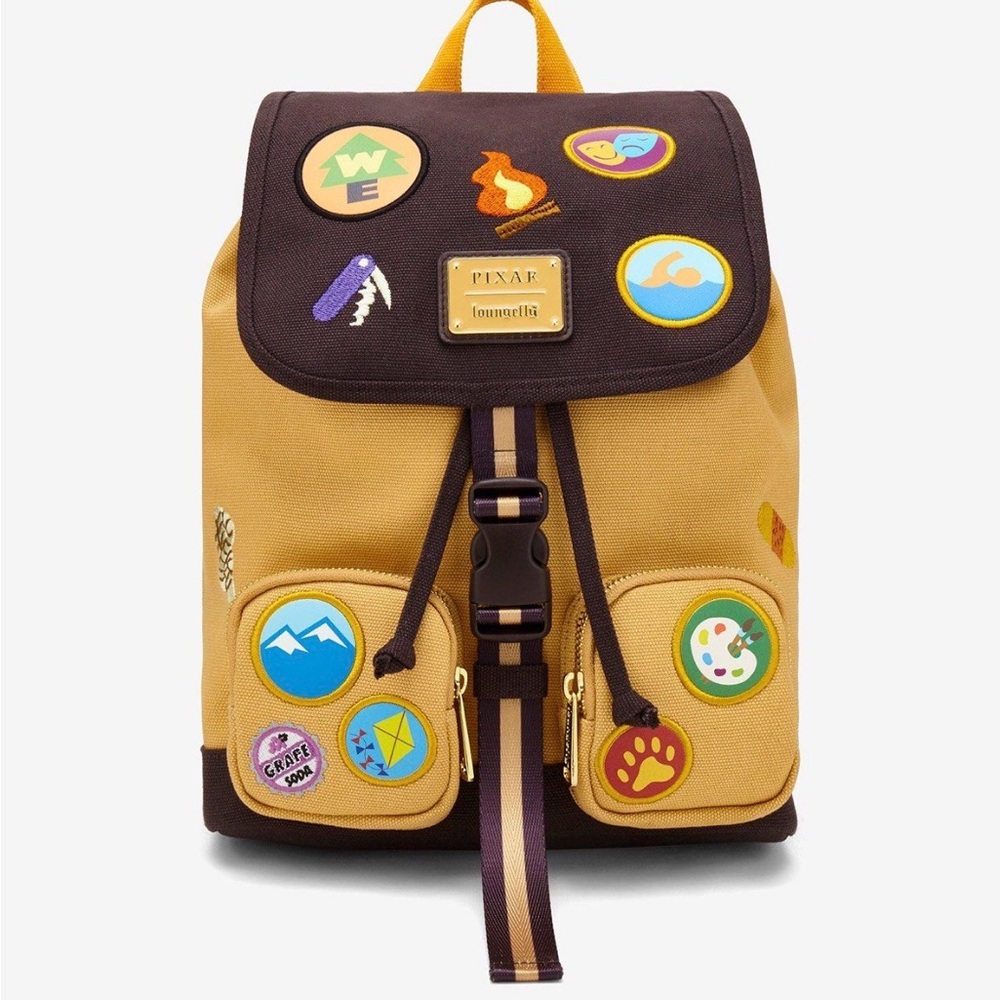 New loungefly Disney Pixar Up Wilderness Explorer Scout Mini Backpack.